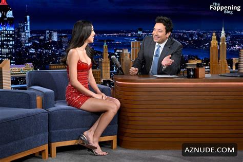 Olivia Rodrigo Sexy Shines In A Hot Red Dress At The Tonight Show Starring Jimmy Fallon In New