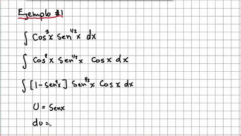 Integrales Trigonométricas Parte 1 Youtube