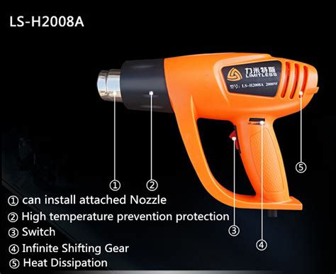 2000w Ac220v Warm Air Electronic Heat Gun Adjustable Hot Air Gun Sale Banggood Sold Out