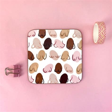 Boobs Coaster Gift Breasts Woman Breasts Tits Girl Etsy UK