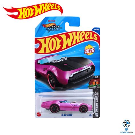 Hot Wheels Hw Dream Garage Slide Burn Car Hotwheels Mattel Collector Toys Vehicle