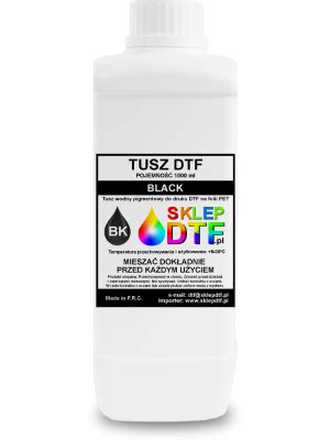 DTF Wydruki Folia PET DTF Tusz DTF Drukarki DTF Proszek DTF