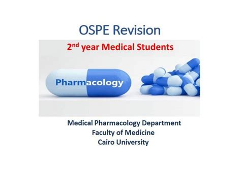 Solution Practical Pharma Part1 Ospe Drug Explanation With Pictures