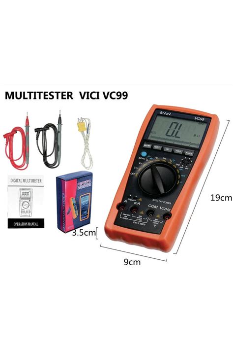 MULTIMETRO DIGITAL VICI VC99 TIPO Fluke 15B – Keyder Company