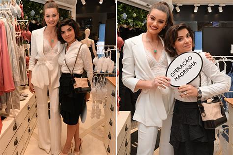 Camila Queiroz Faz Ch De Lingerie Na Loja Da Intimissimi Constance Zahn