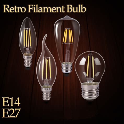 Canmeijia Edison 220v Led Light Bulbs 2w 4w 6w 8w Chandelier Candle E27
