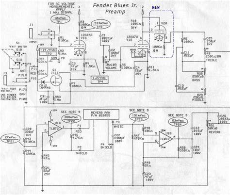 The Schematic For The Fender Hot Rod Deluxe Iii Wiremystique