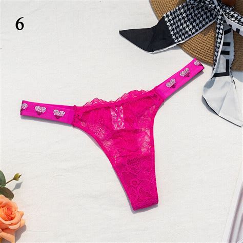 Women S Rhinestone G String Panties Sexy Lingerie Thong Female Underwear Shiny Walmart