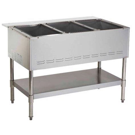 Sentinel SN GBM 3NG 3 Well Natural Gas Hot Food Steam Table 44 1 2 W Restaurant Equippers
