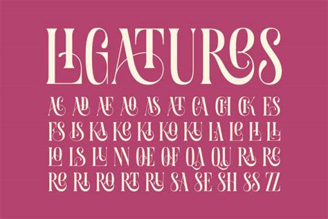 40 Ligatures Illustrations Royalty Free Vector Graphics And Clip Art Istock