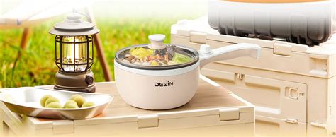 Amazon Dezin Hot Pot Electric Upgraded Non Stick Saut Pan Rapid Noodles Electric Pot