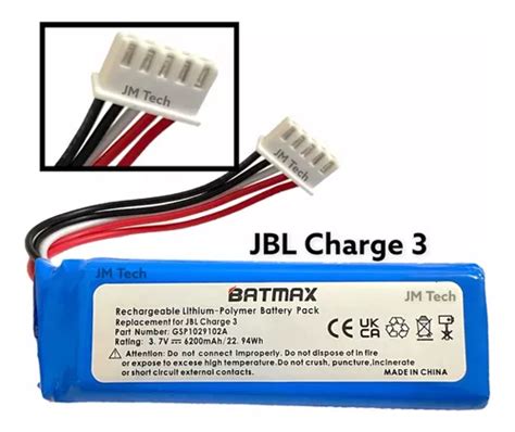 Bateria Jbl Charge Compat Vel Gsp A V Premium Parcelamento