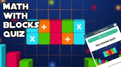 Math With Blocks Quiz Answers YouTube