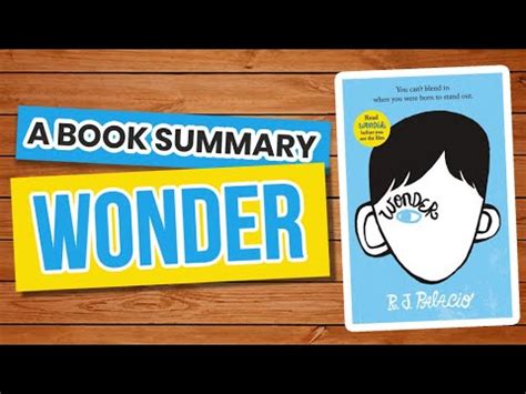 Wonder By R J Palacio Animated Book Summary Youtube