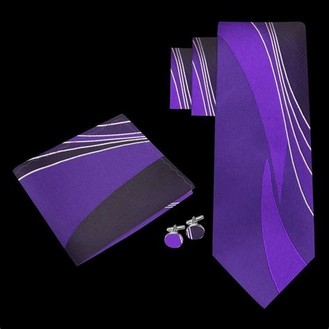 Seam Route Football Extra Long Necktie Pocket Square And Cuff Links