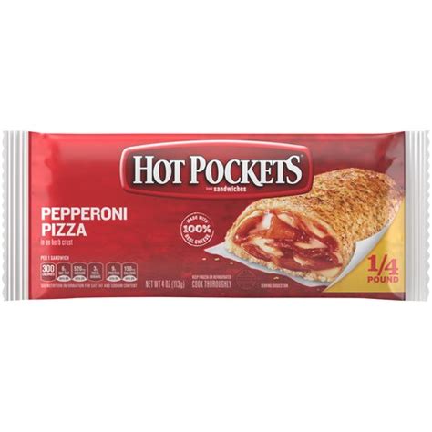 Hot Pockets Pepperoni Pizza Sandwich Foodland