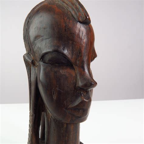 African Masai Masaai Handcarved Wooden Sculpture Vintage Etsy