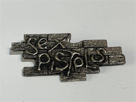 Rare Vintage Sex Pistols Graffiti Wall Metal Badge TheTreasureTrench