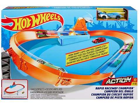 Hot Wheels Action Rapid Raceway Champion Trackset Rennbahn Sets