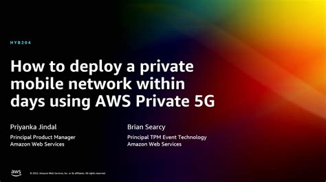 Aws Re Invent How To Deploy A Private Mobile Network In Days