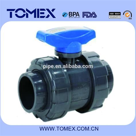 Din Standard Pn Pn Pvc True Union Ball Valve High Quality Din