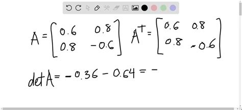 Solved Goal Use The Various Characterizations Of Orthogonal Transformations And Orthogonal