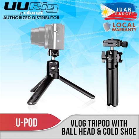 Uurig By Ulanzi U Pod Mirrorless Camera Photography Bracket Handle Tripod Ballhead Hot Shoe