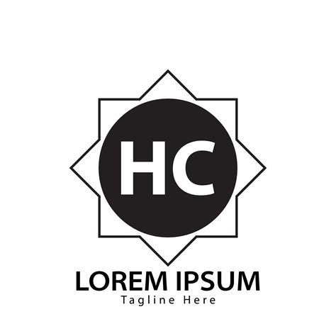 Letter Hc Logo Hc Logo Design Vector Illustration For Creative Company