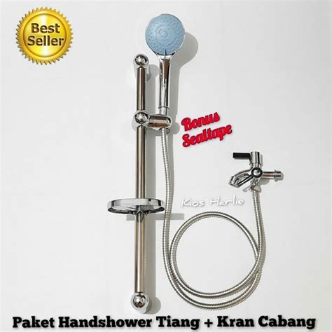 Jual Handshower Tiang Set Hand Shower Kran Air Cabang Lebih Hemat Di