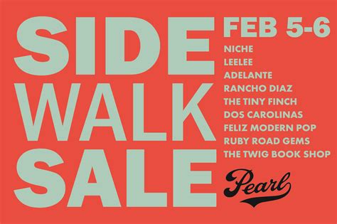 Bi-Annual Sidewalk Sale - Events Pearl