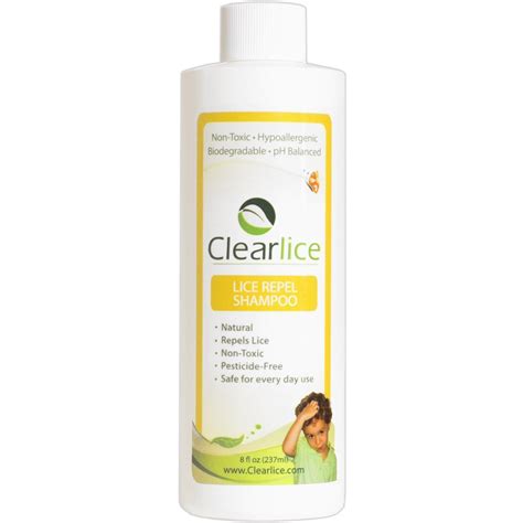 Buy Clearlice Head Lice Repel Natural Preventative Shampoo 8 Oz Online