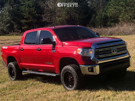 2017 Toyota Tundra With 18x9 12 Fuel Stroke And 285 65r18 Nitto Ridge Grappler And Suspension