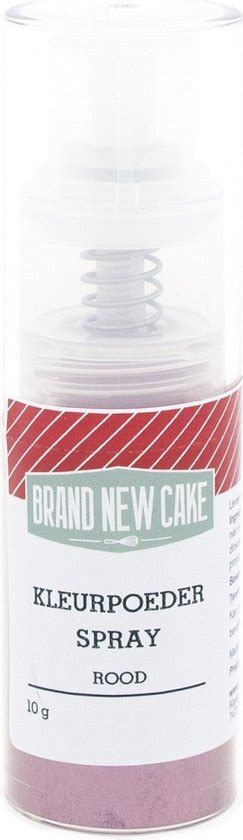 BrandNewCake Kleurpoeder Spray Rood 10gr Kleurstof Eetbare