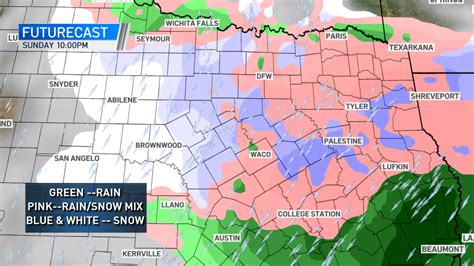 Tracking Weekend Snow Chances Nbc 5 Dallas Fort Worth In 2021 Texas