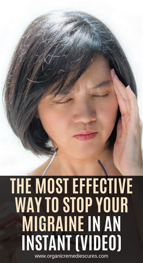 The Most Effective Way To Stop Your Migraine In An Instant Migraine