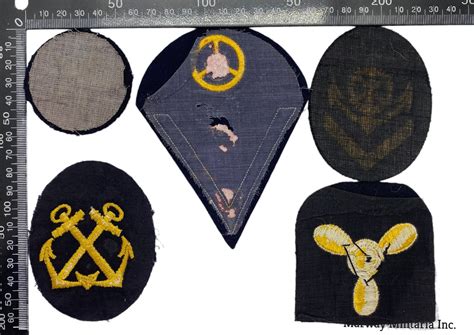 Wwii German Kriegsmarine Navy Patches