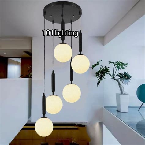 Jual Lampu Gantung Void Tangga Minimalis Modern Dekorasi Loby Hotel