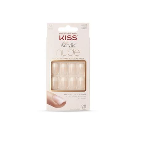 Kiss Acrylic Nude French Nails Изкуствени нокти х28 броя