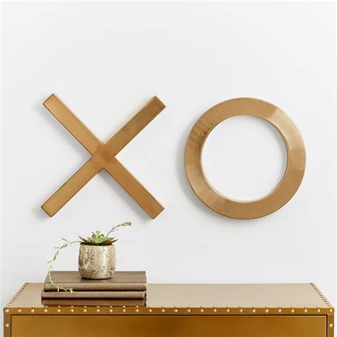 The Emily & Meritt XO Wall Decor, Set of 2 | Wall Decor | Pottery Barn Teen