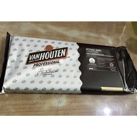 Jual Van Houten Dark Compound Chocolate Kg Blok Dcc Intense Dark