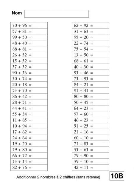 Feuille De Calcul Ce Calcul Ce Des Ateliers Dans La Classe Hot Sex