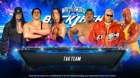 Andre The Giant Undertaker Bret Hart Vs Rikishi Yokozuna Hulk