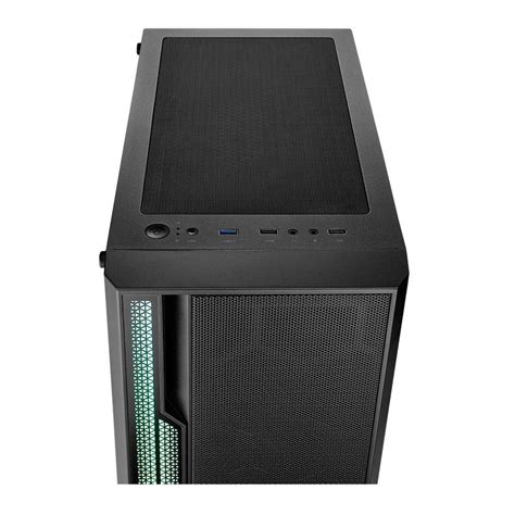 Gabinete Gamer Mancer Ranger Rgb Lateral De Acr Lico Preto Mcr Rgr