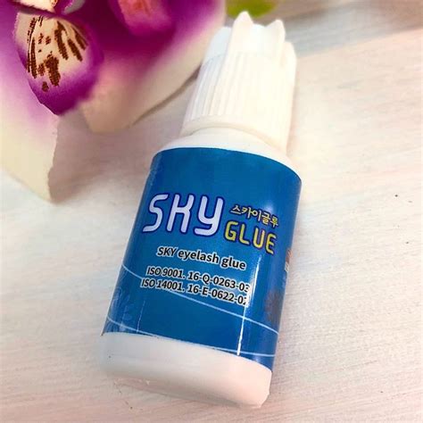 😊Клей SKY "Super Type" с белой крышкой для наращивания ресниц, 5 мл 😊 ...