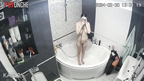 Sexy Ukrainian Girl Shower After Hot Fuck With Her Lover