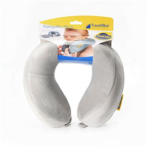 Buy Travel Blue Tranquillity Memory Foam Travel Pillow Grey Medium Online