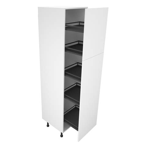 500mm Type 5 Larder Tall Unit With Pull Out Graphite Wirework Purity