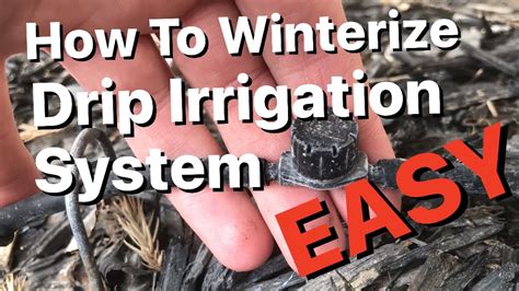 How To Blow Out Drip Irrigation How To Winterize Drip Irrigation