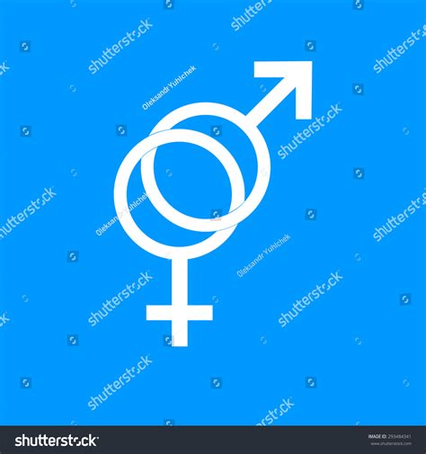 Male Female Sex Symbol Vector Illustration Vector De Stock Libre De