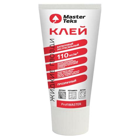 клей монтажный MASTERTEKS PM жидкие гвозди экстрасильный 180г ...